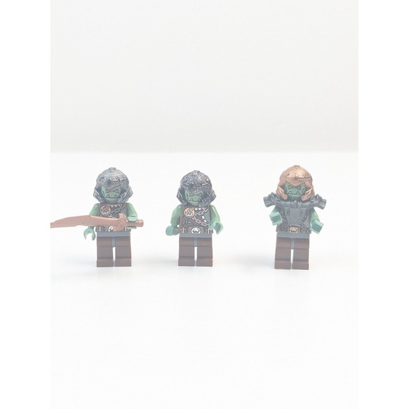 LEGO‎ Castles Fantasy Trolls Minifigures Lot of 3 with Accessorie - Picture 1 of 10